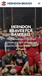 Mobile Screenshot of herndonbraves.org